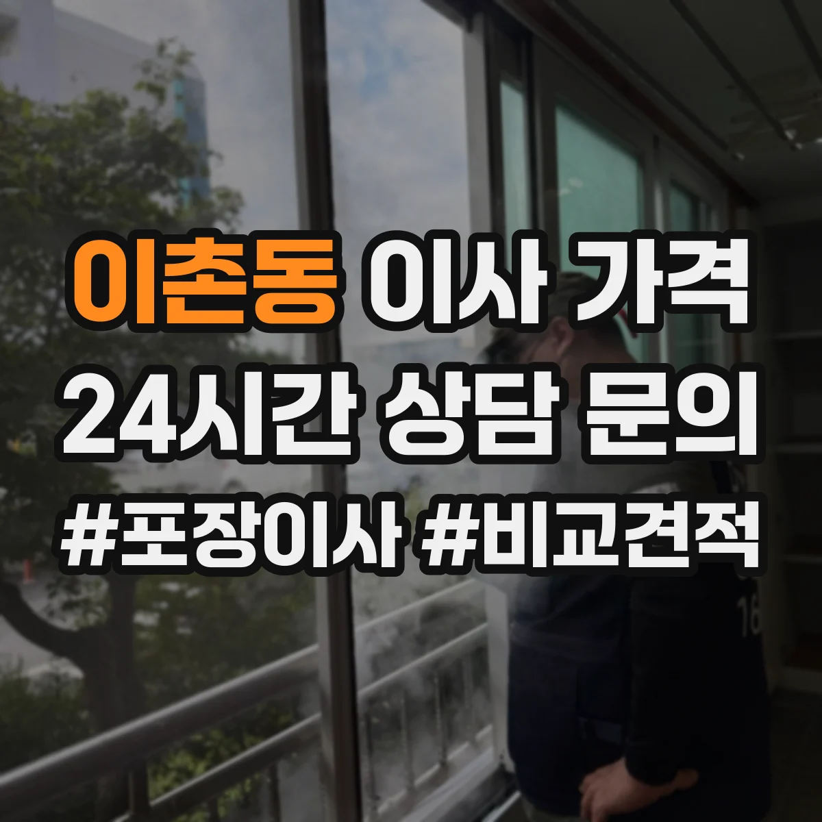 이촌동 이사 가격