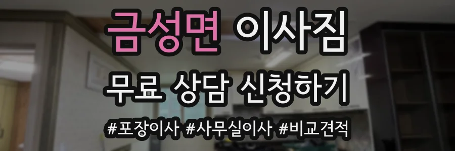 금성면 이사짐