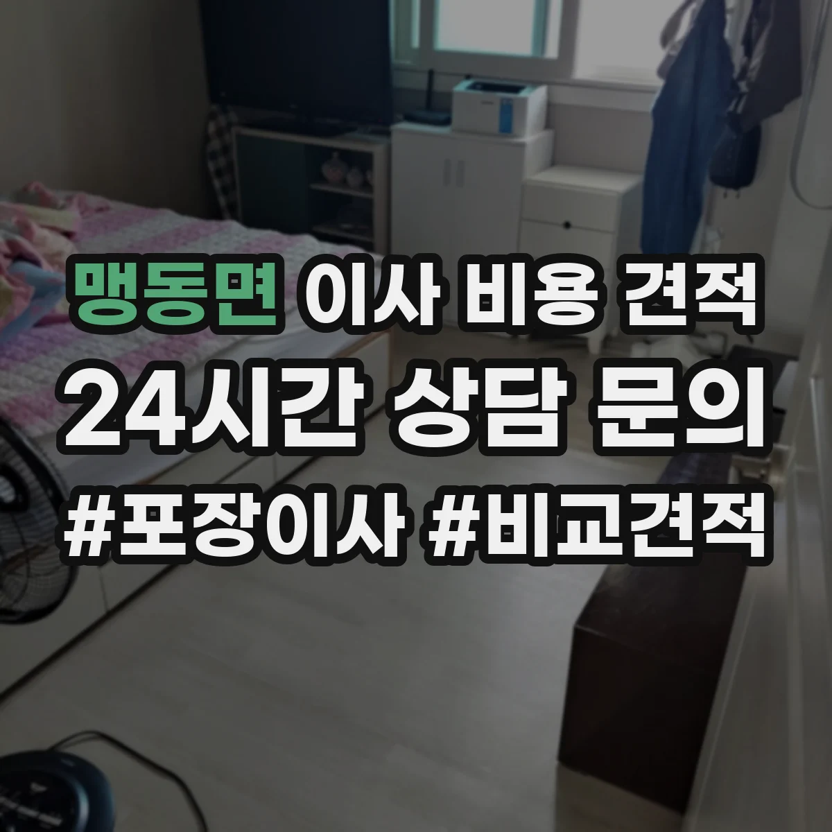 맹동면 이사 비용 견적