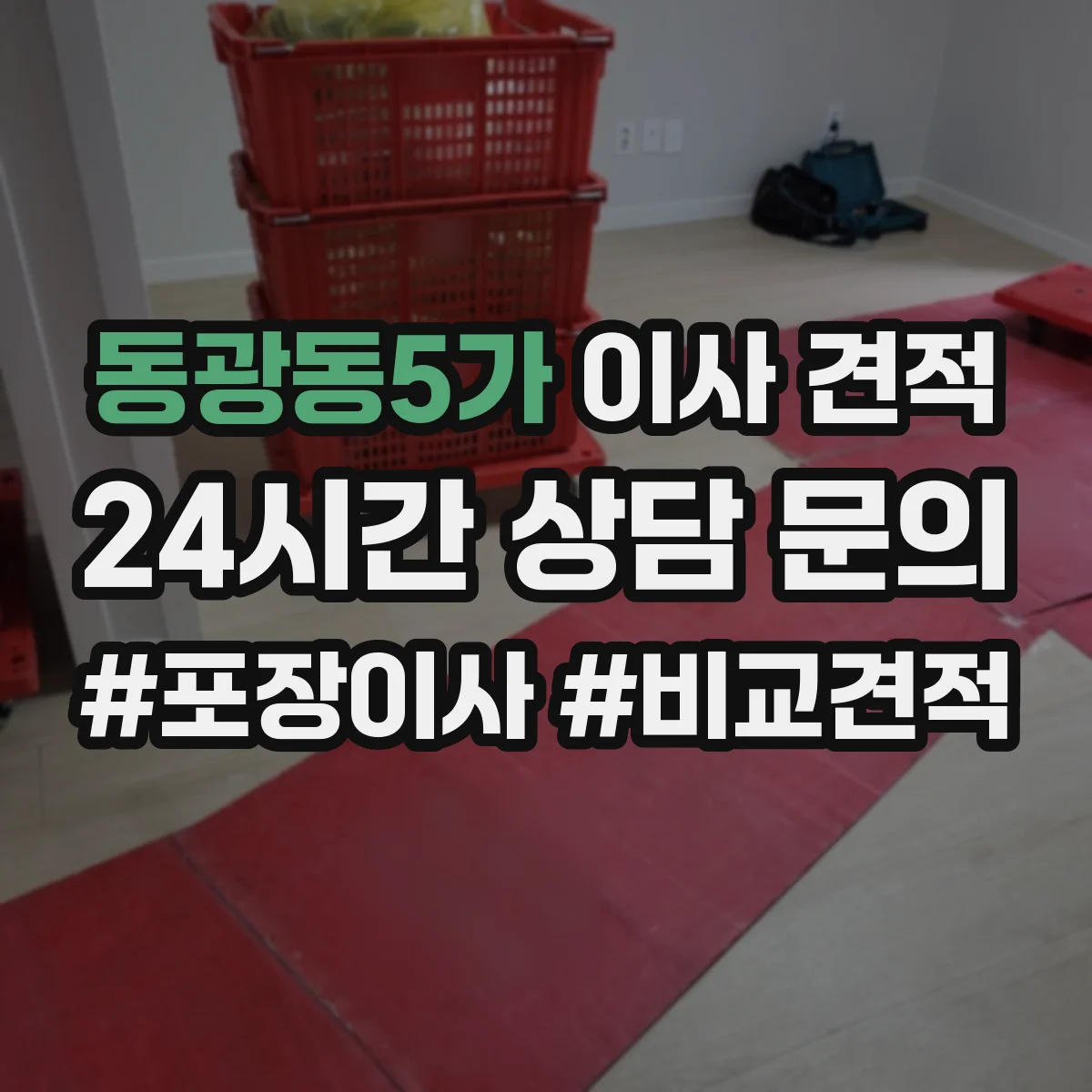 동광동5가 이사 견적