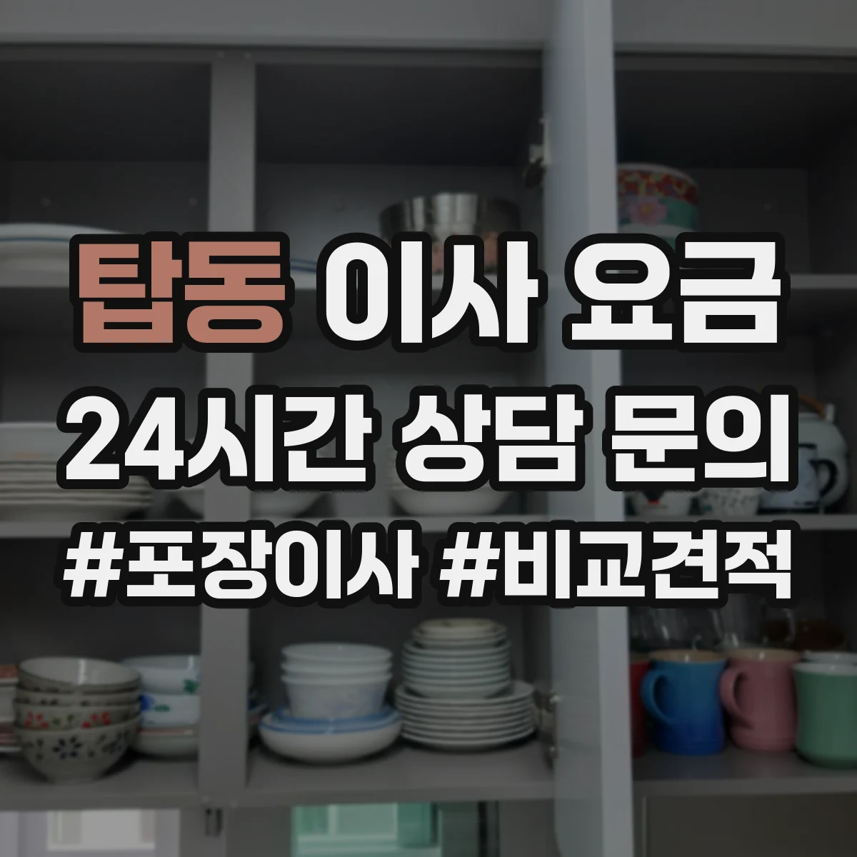 탑동 이사 요금