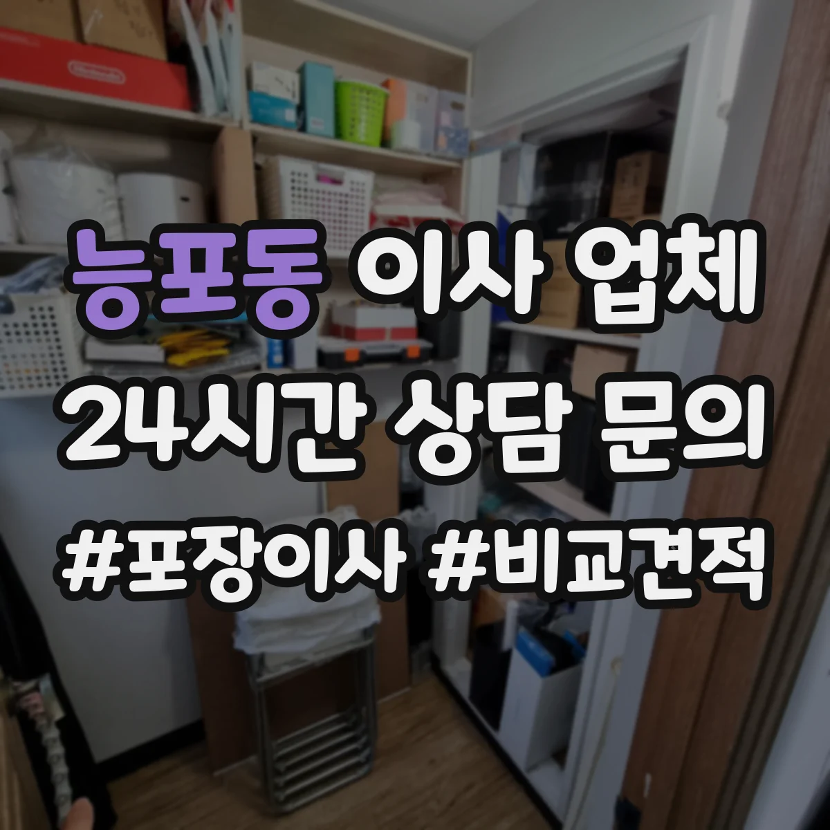 능포동 이사 업체