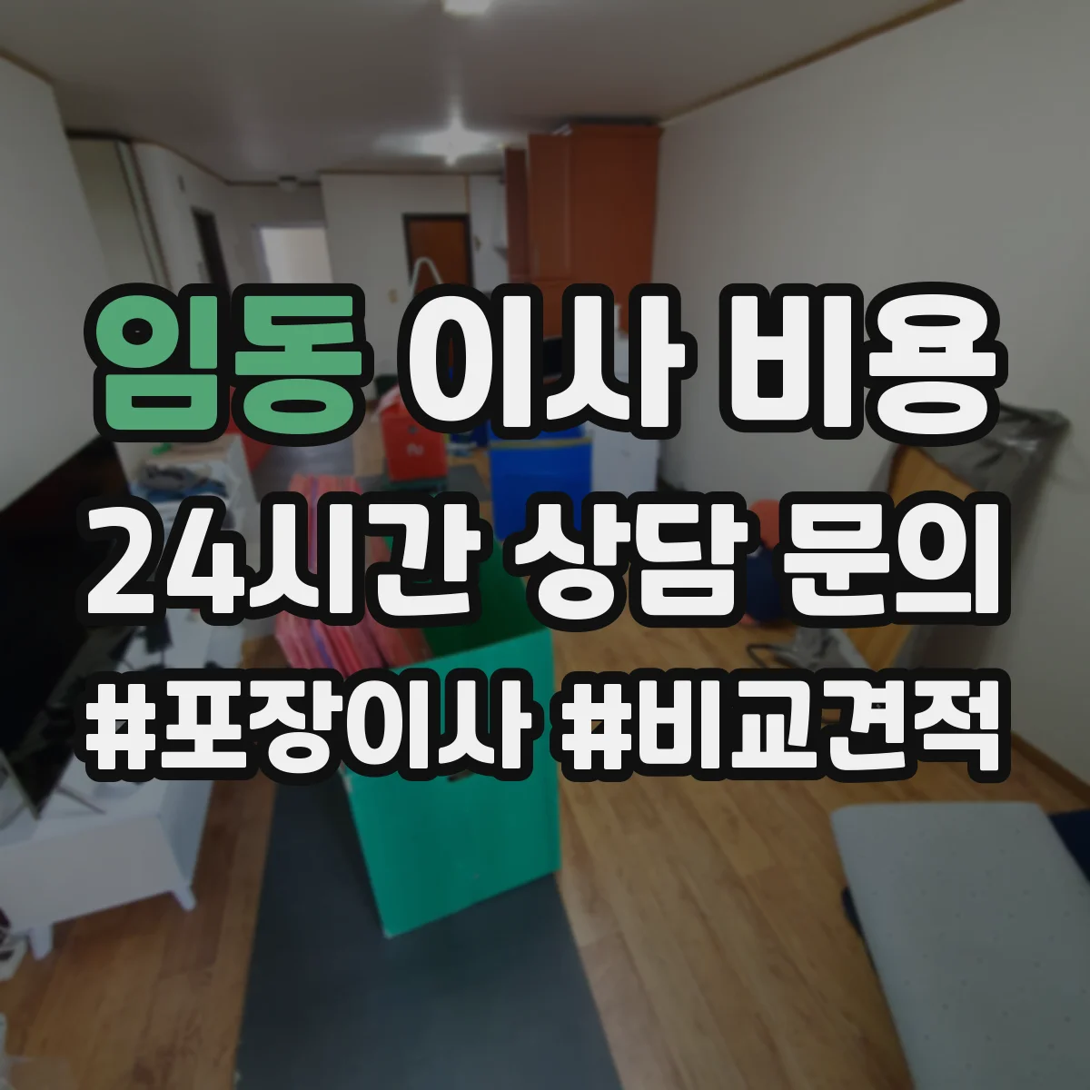 임동 이사 비용