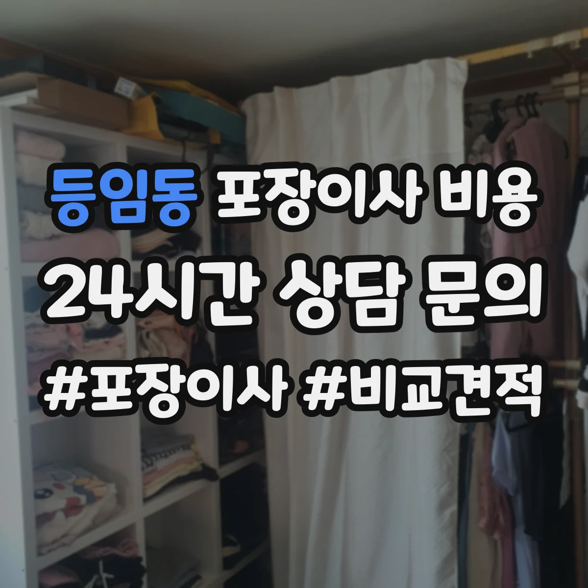 등임동 포장이사 비용