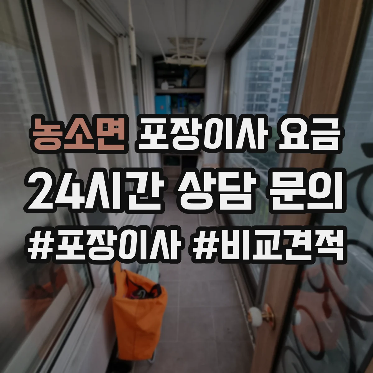농소면 포장이사 요금