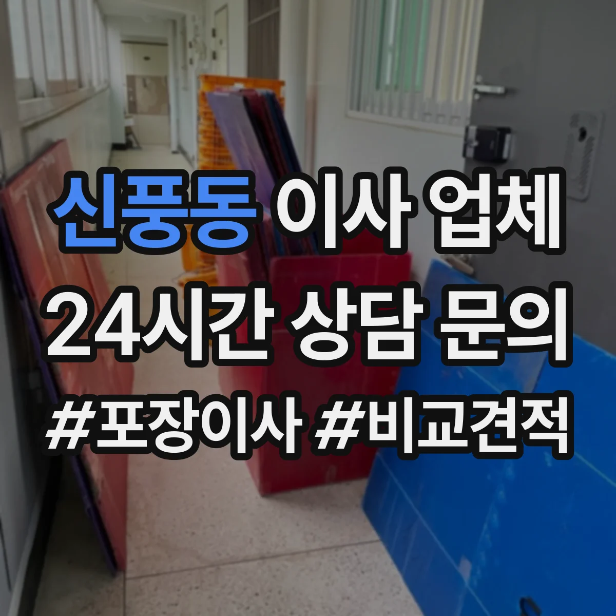 신풍동 이사 업체
