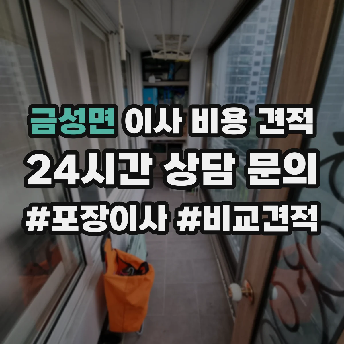 금성면 이사 비용 견적