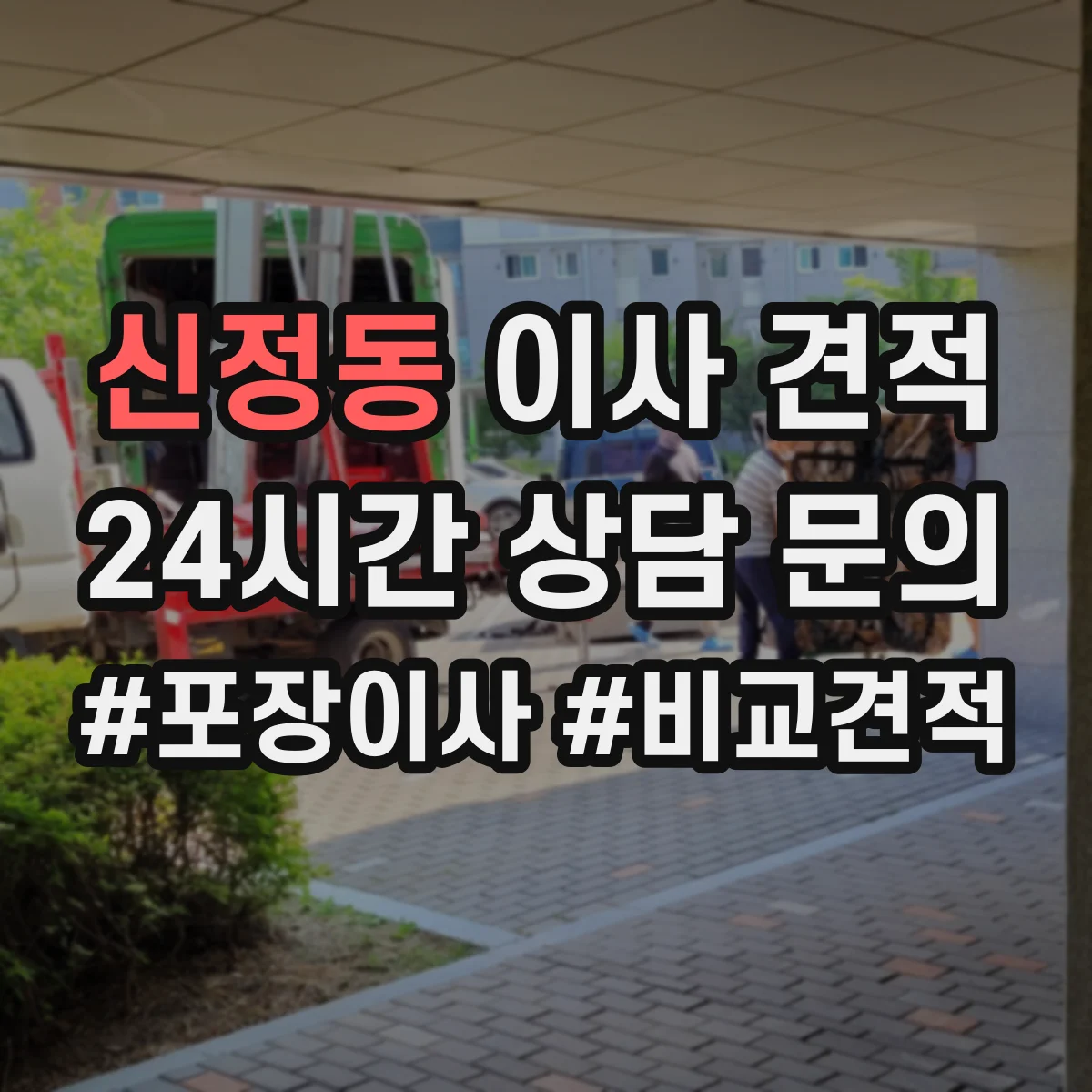 신정동 이사 견적