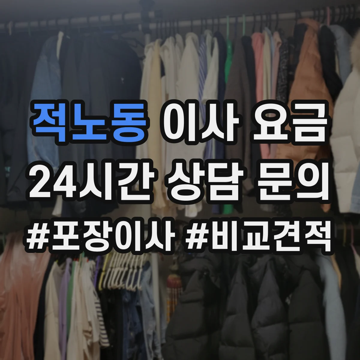 적노동 이사 요금