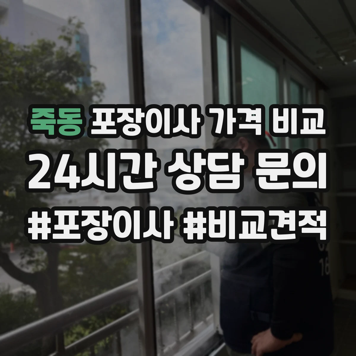 죽동 포장이사 가격 비교