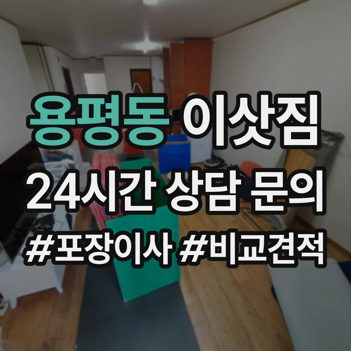 용평동 이삿짐