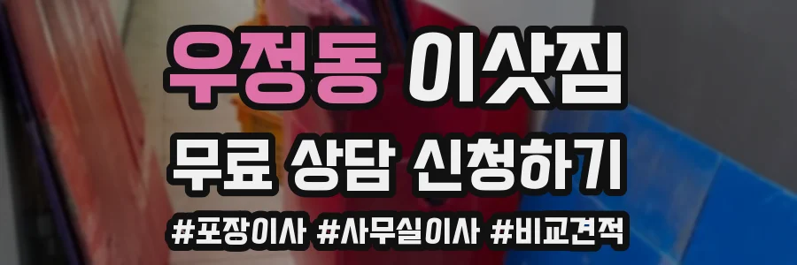 우정동 이삿짐