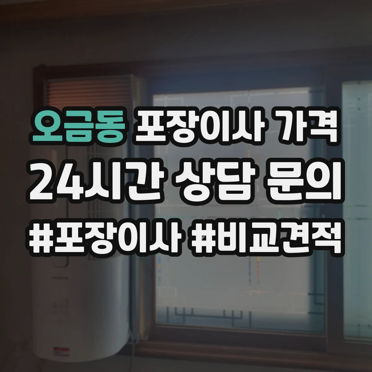 오금동 포장이사 가격
