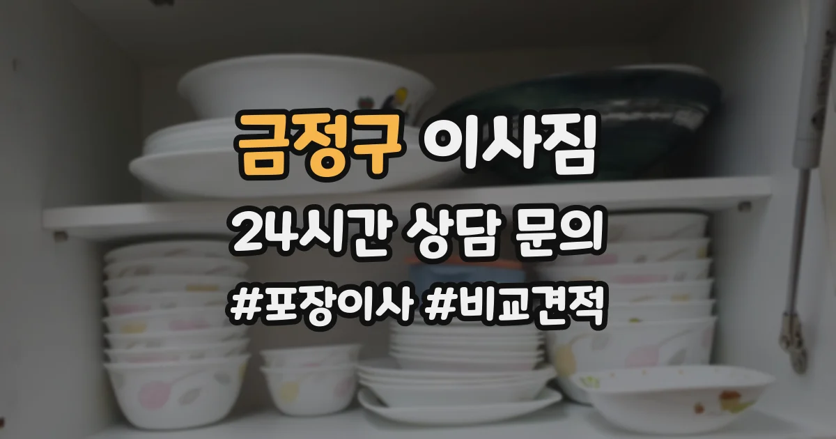 금정구 이사짐