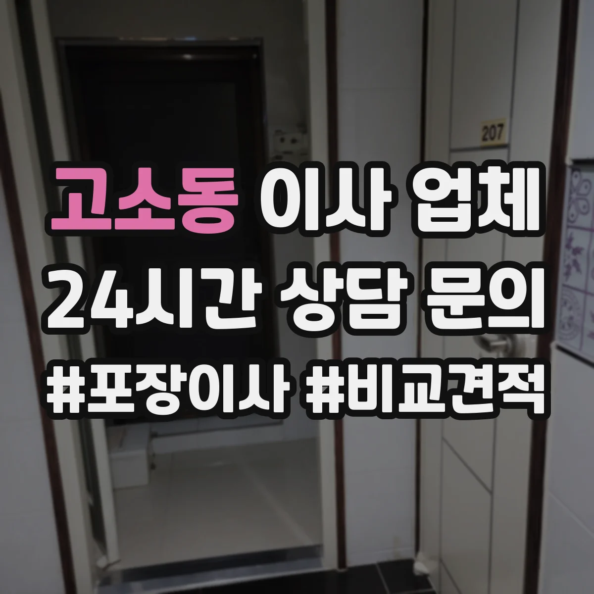 고소동 이사 업체