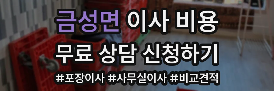 금성면 이사 비용
