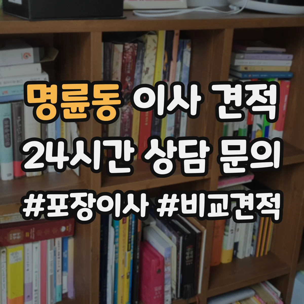 명륜동 이사 견적