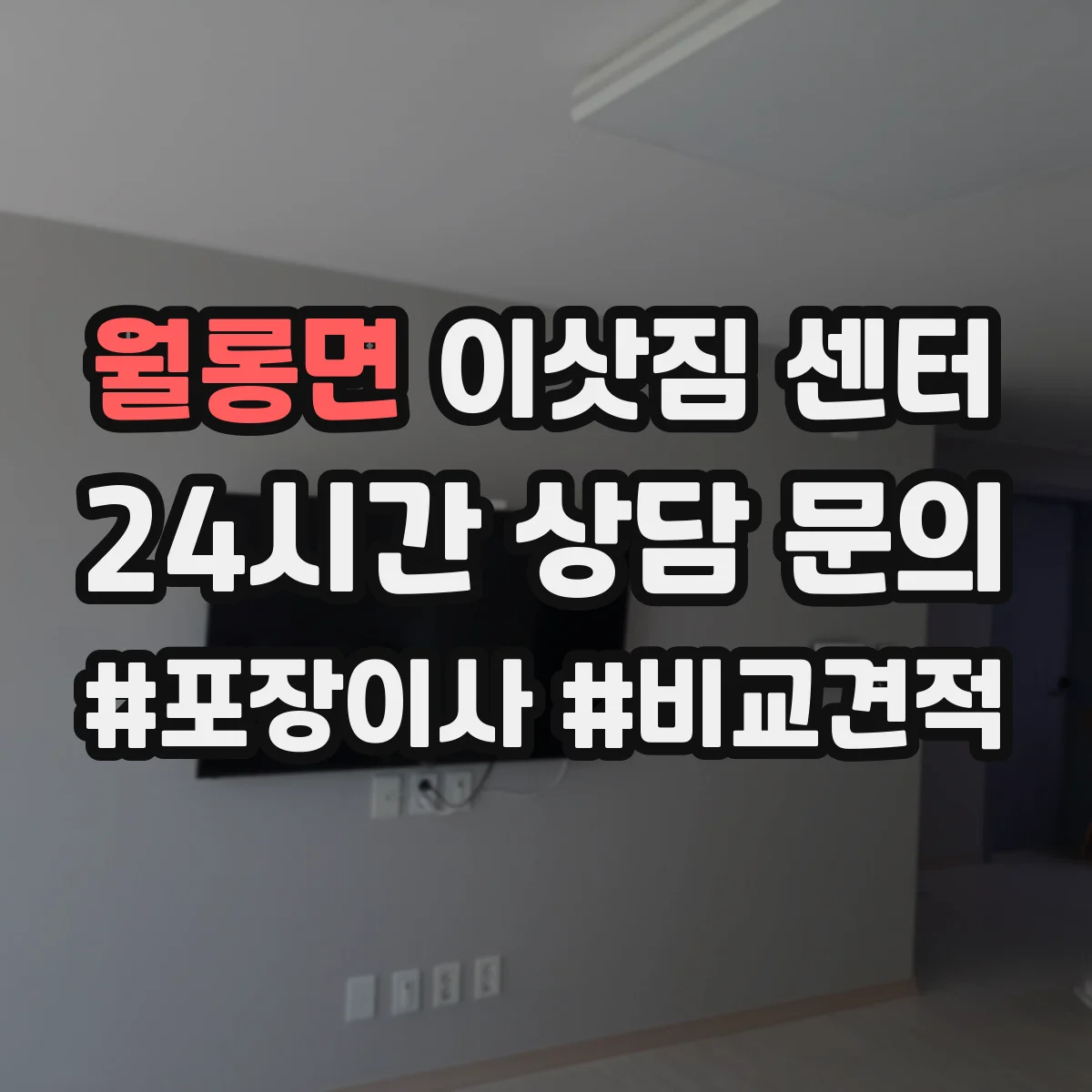 월롱면 이삿짐 센터