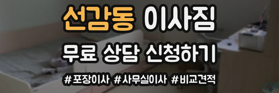 선감동 이사짐