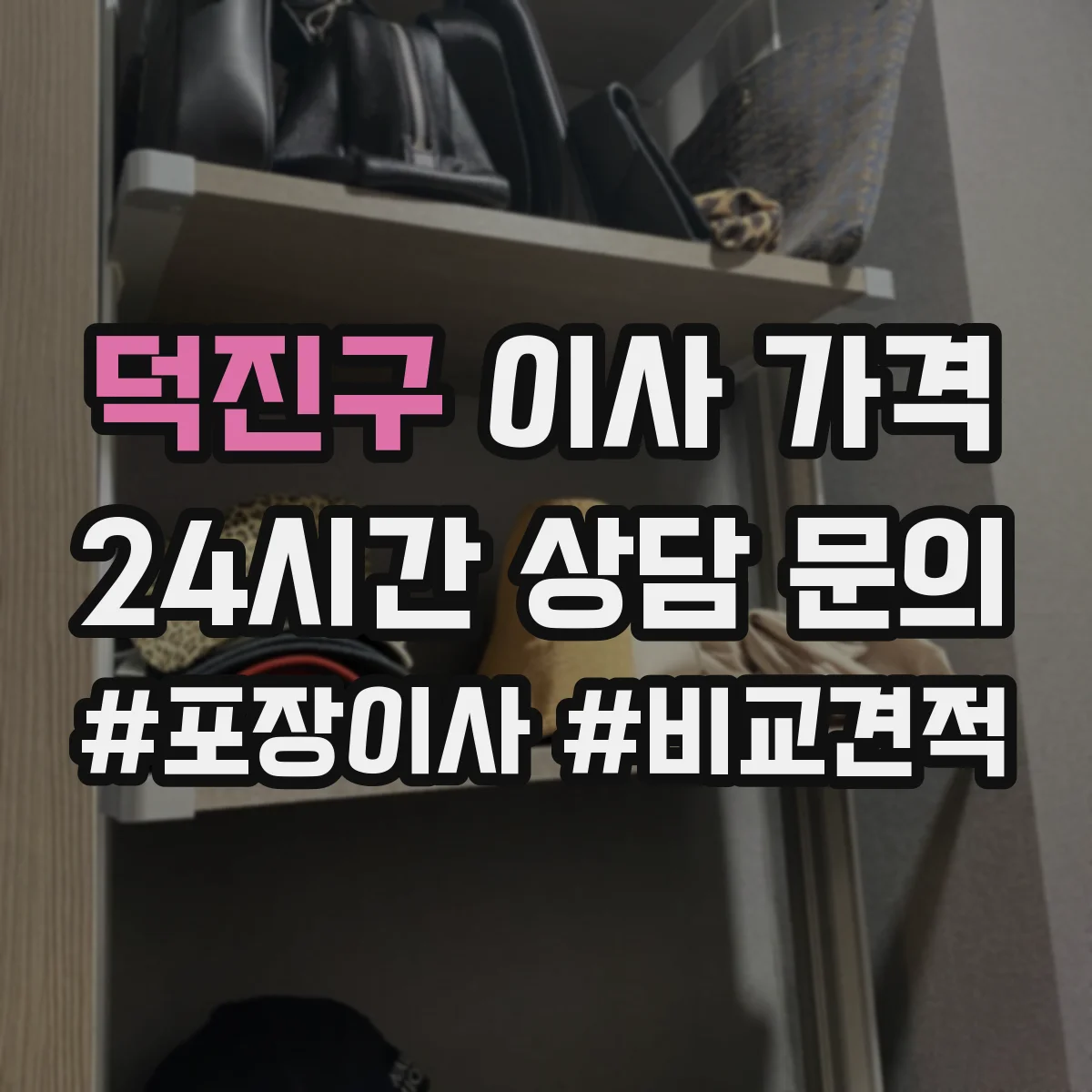 덕진구 이사 가격