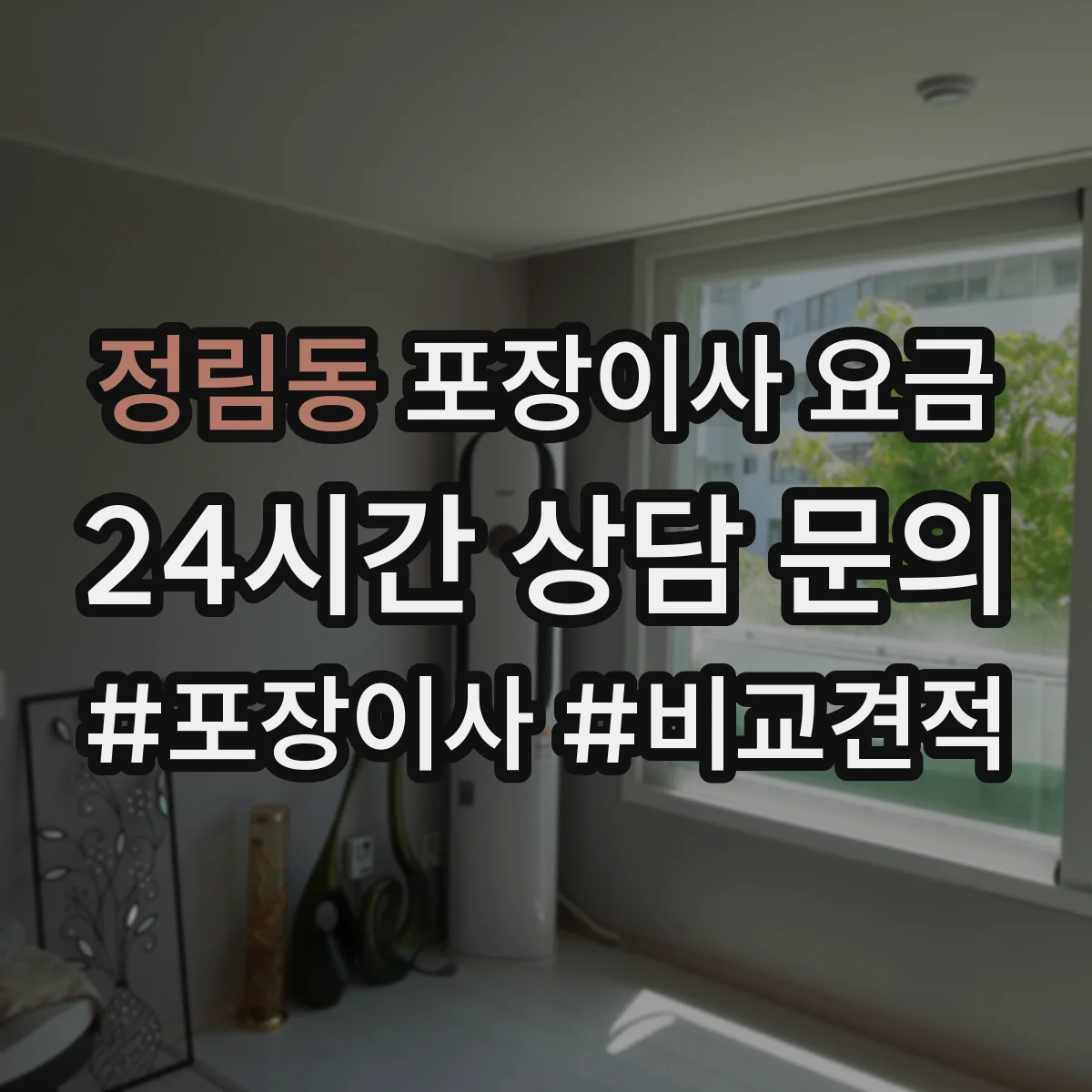 정림동 포장이사 요금