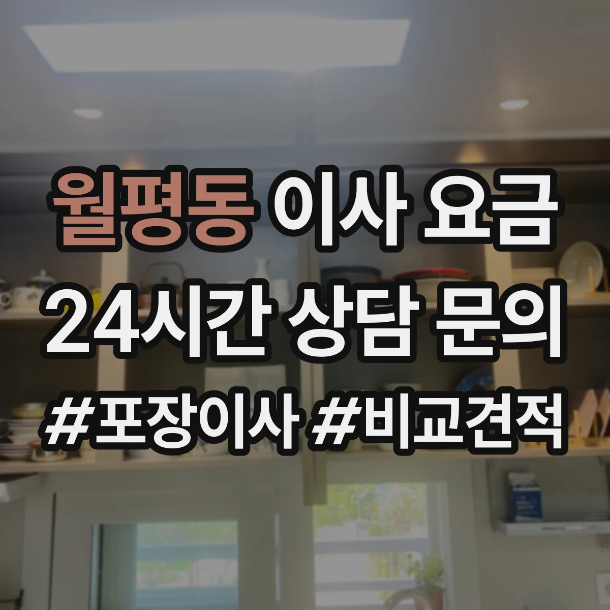 월평동 이사 요금