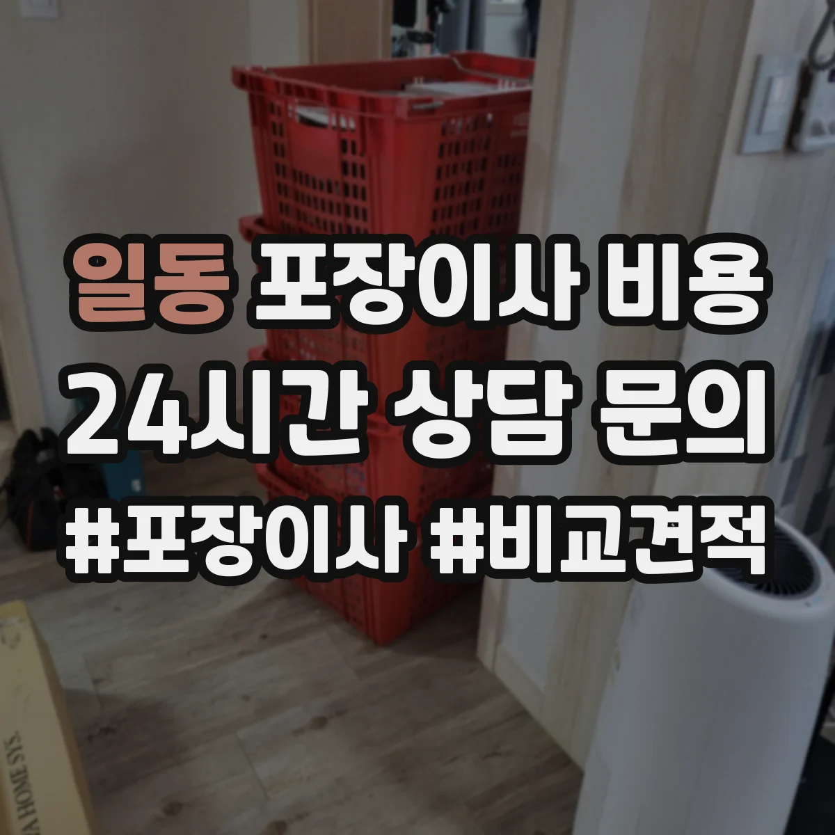 일동 포장이사 비용