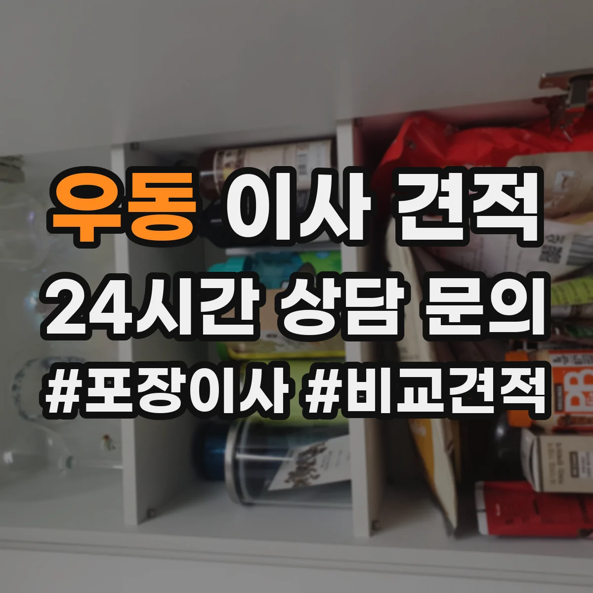 우동 이사 견적