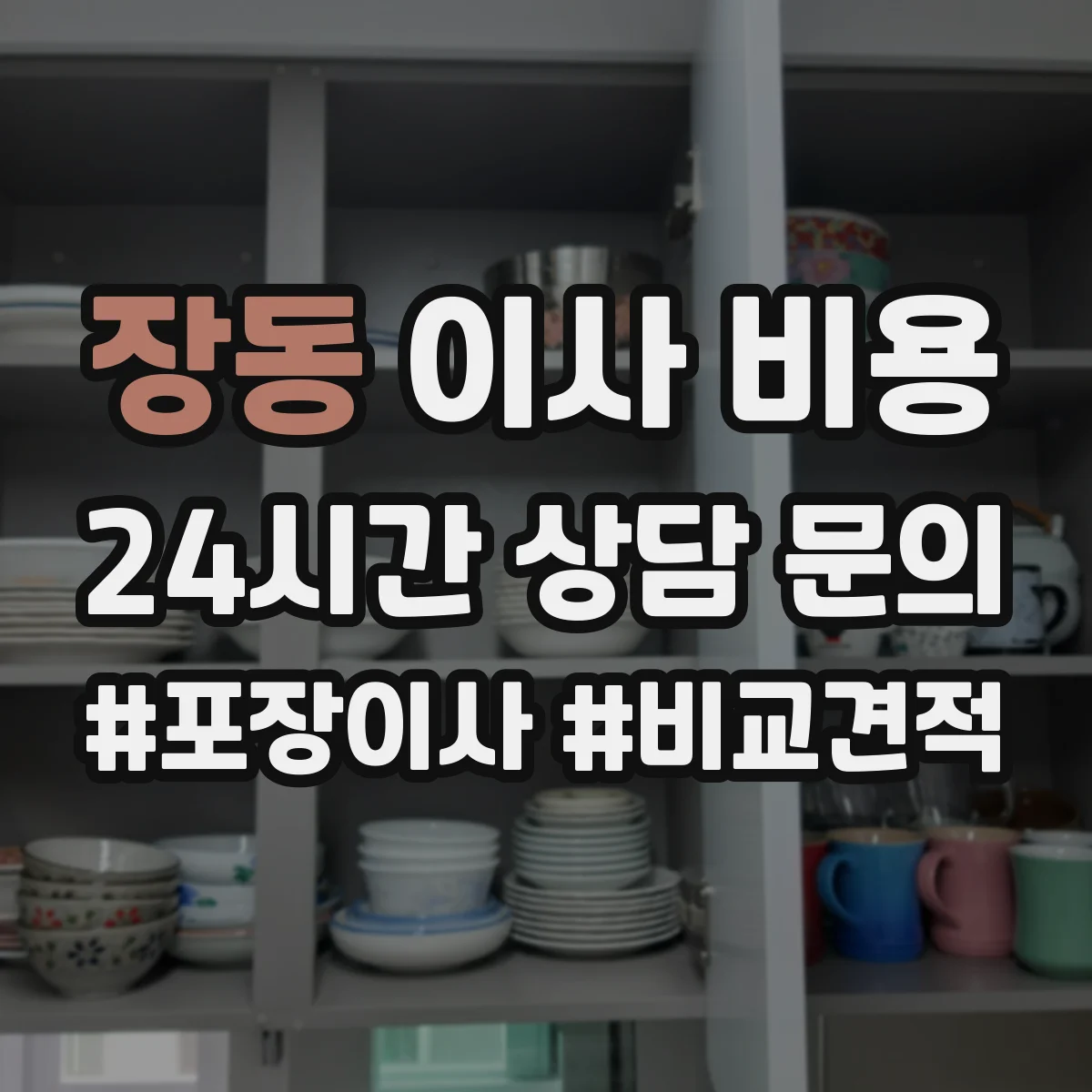 장동 이사 비용