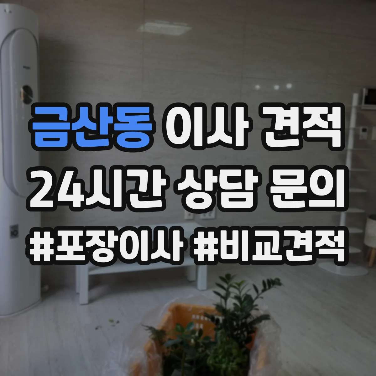 금산동 이사 견적