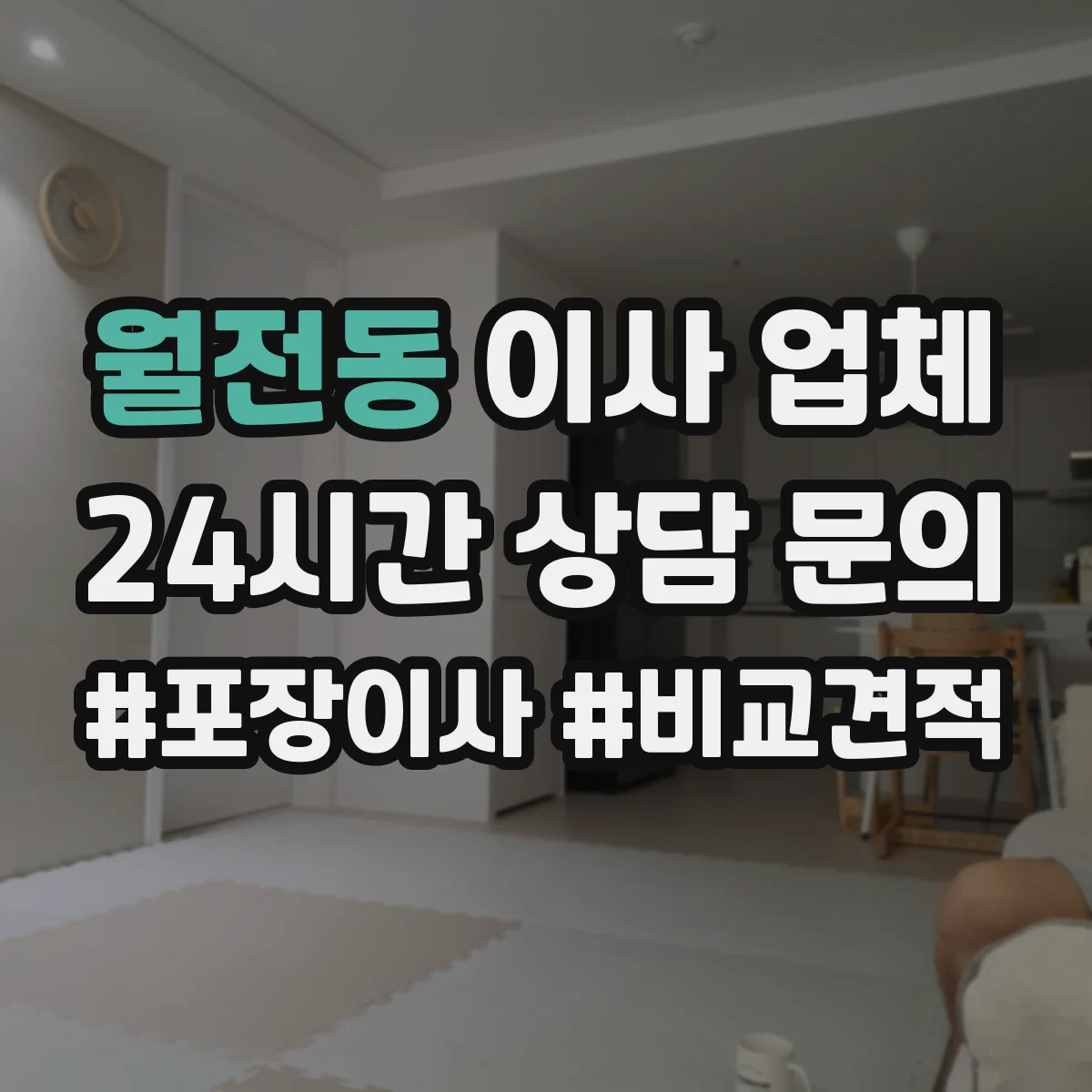 월전동 이사 업체