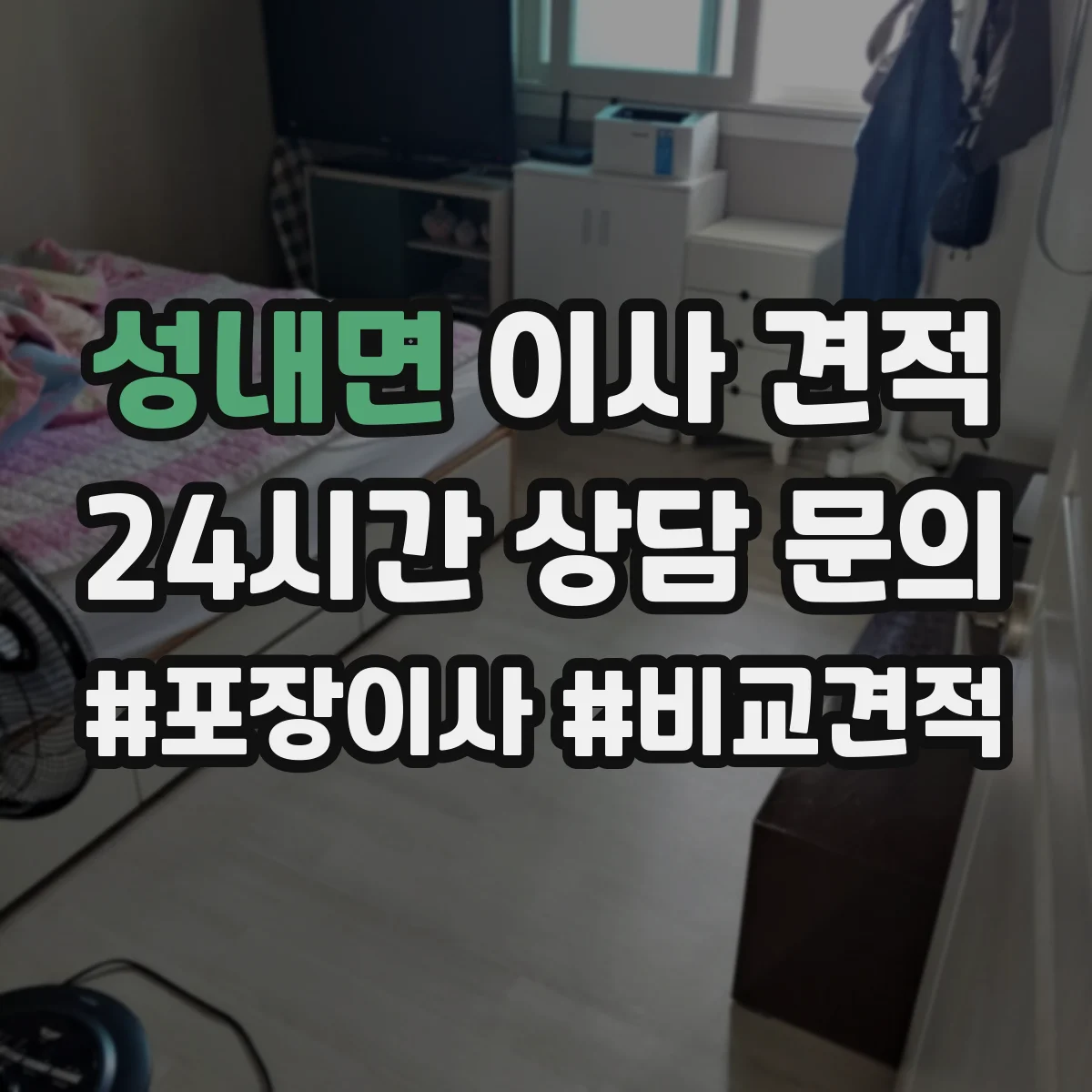 성내면 이사 견적