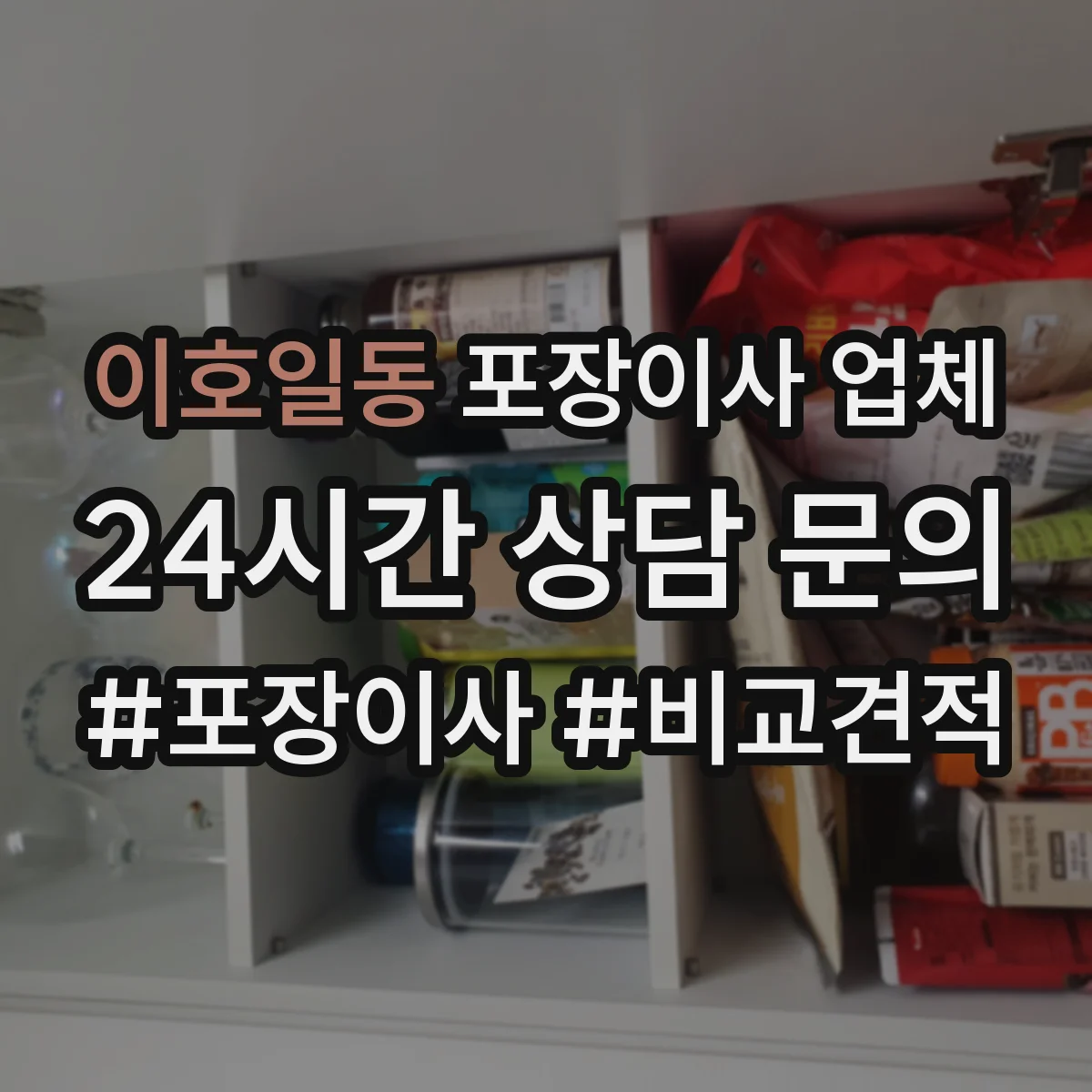 이호일동 포장이사 업체