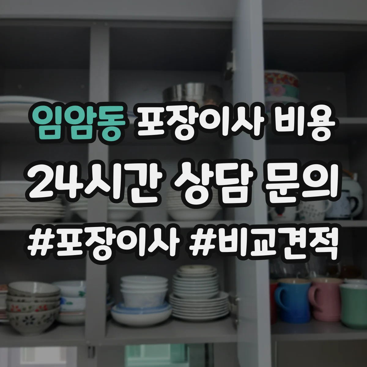 임암동 포장이사 비용