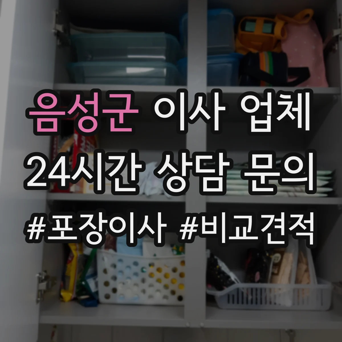 음성군 이사 업체