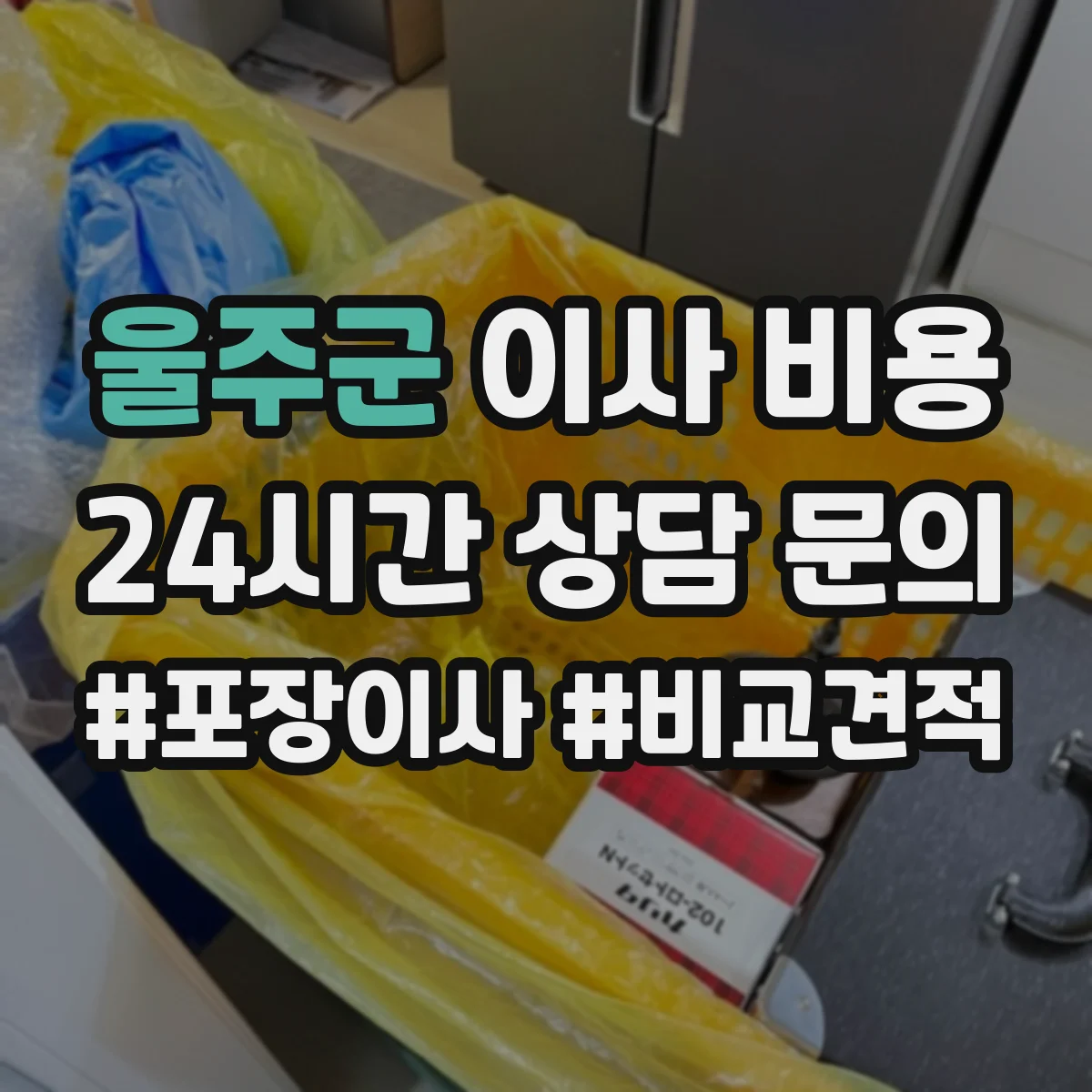 울주군 이사 비용