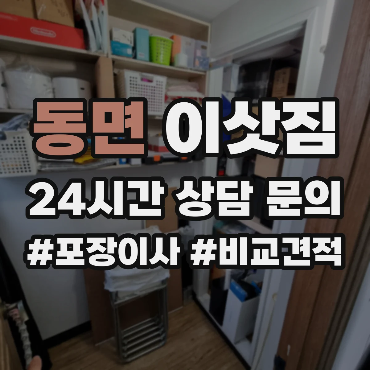 동면 이삿짐
