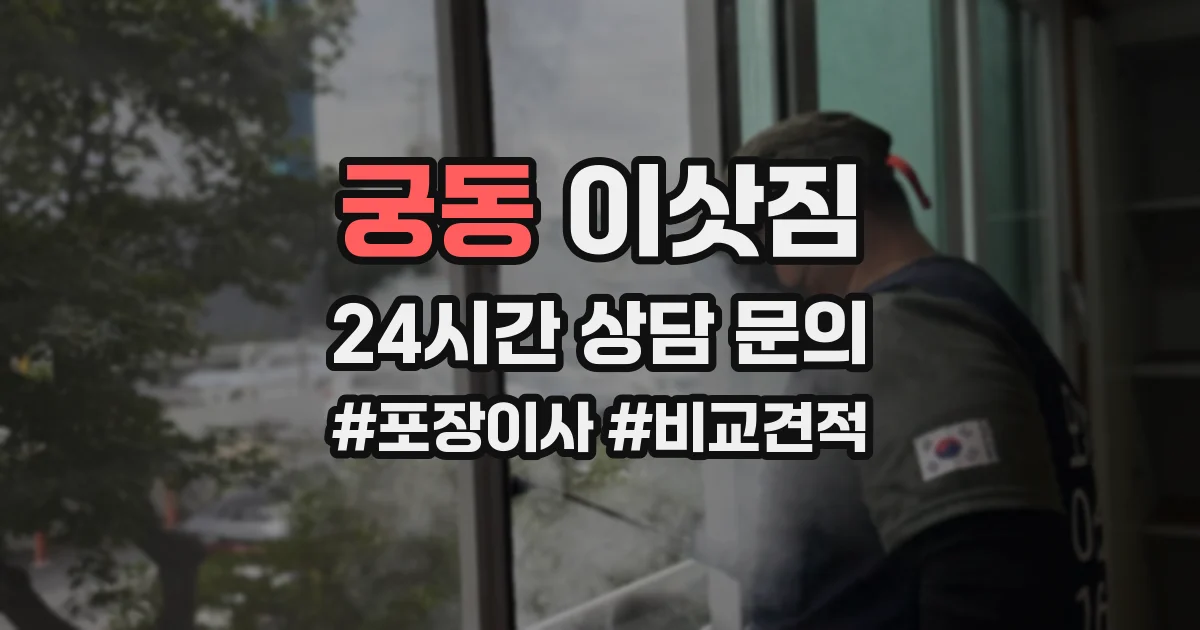 궁동 이삿짐