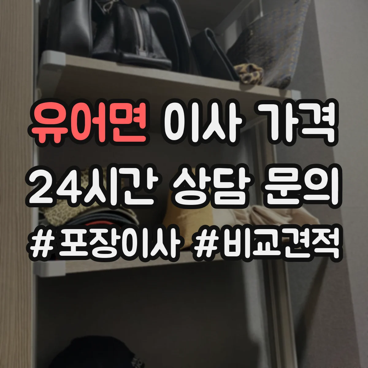 유어면 이사 가격
