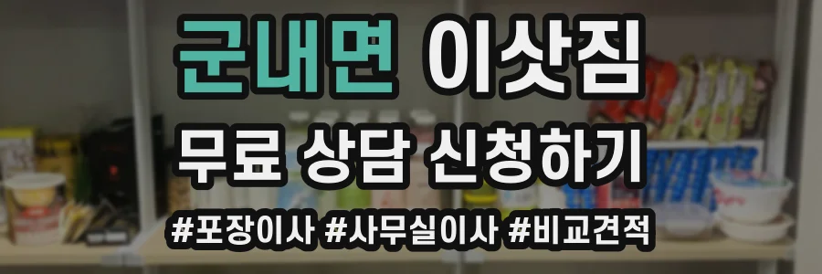 군내면 이삿짐
