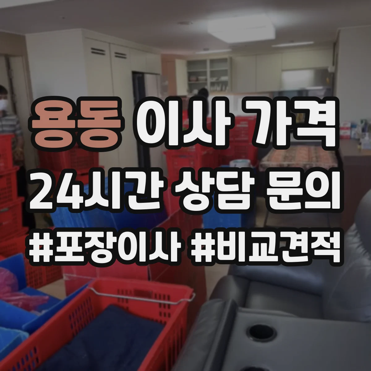 용동 이사 가격