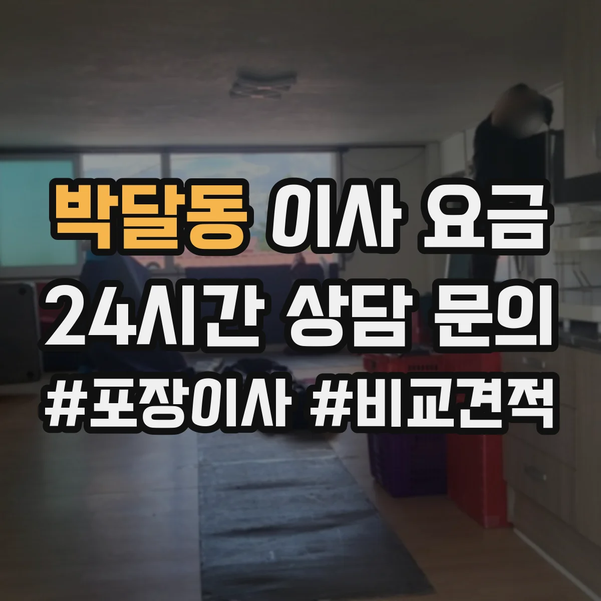 박달동 이사 요금