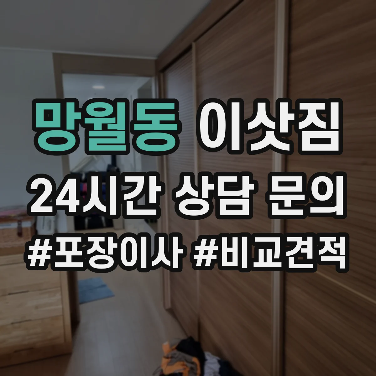 망월동 이삿짐