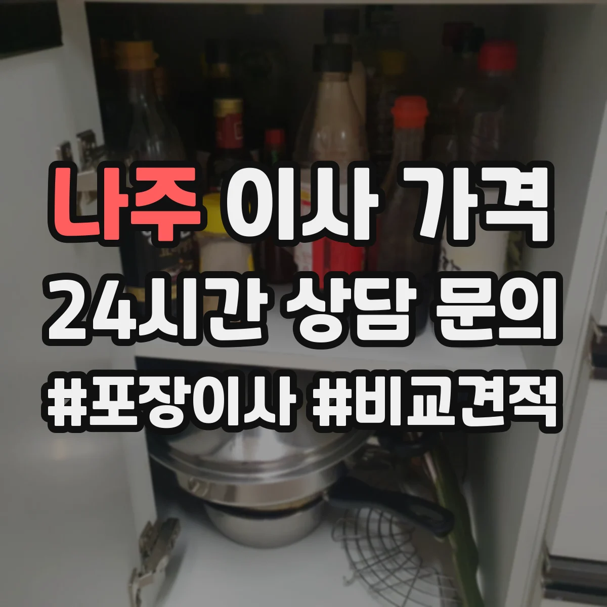 나주 이사 가격