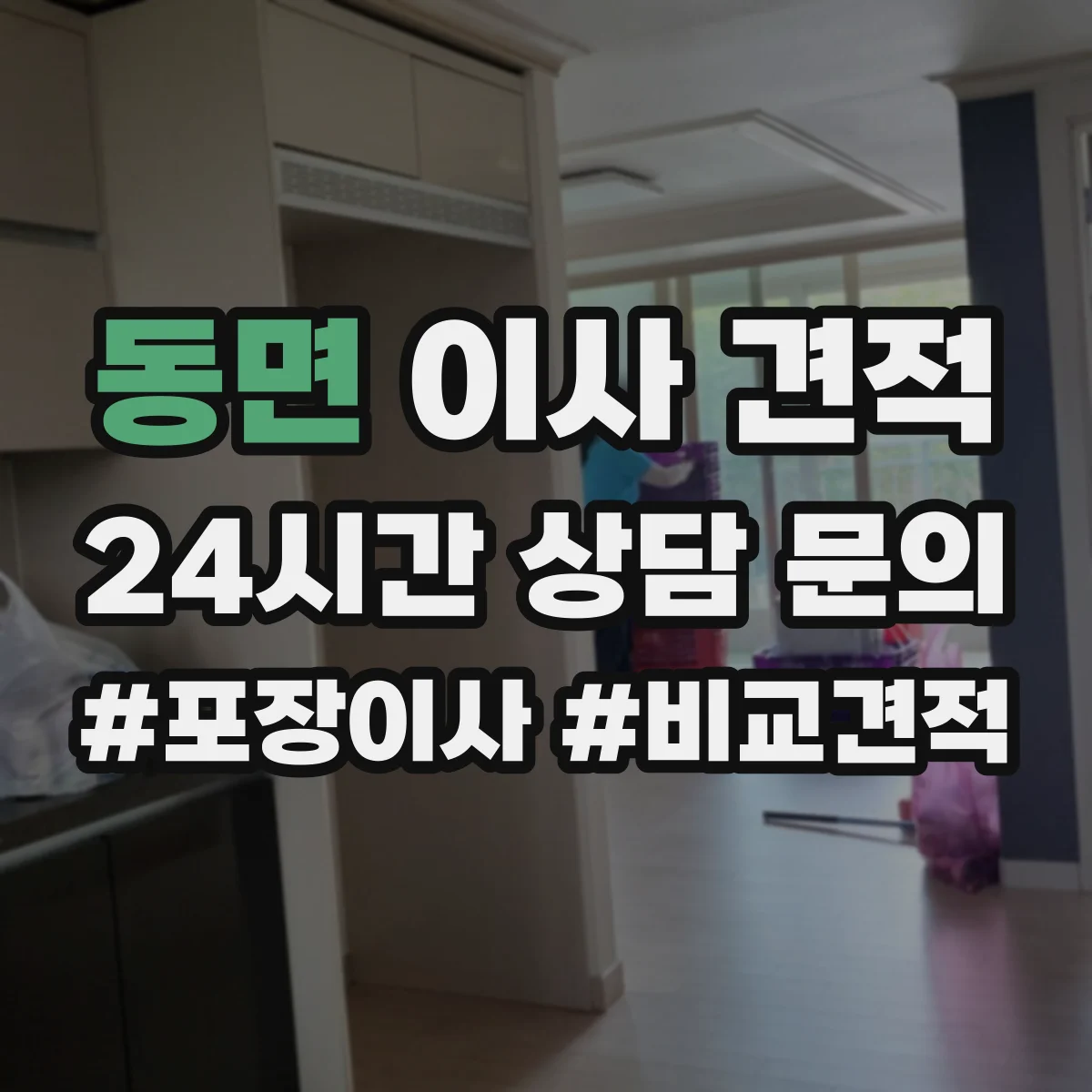 동면 이사 견적