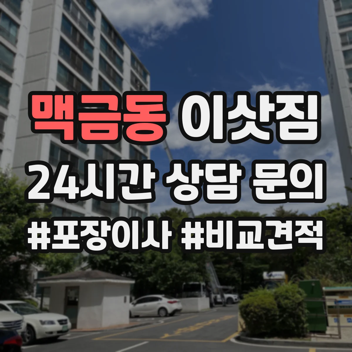 맥금동 이삿짐