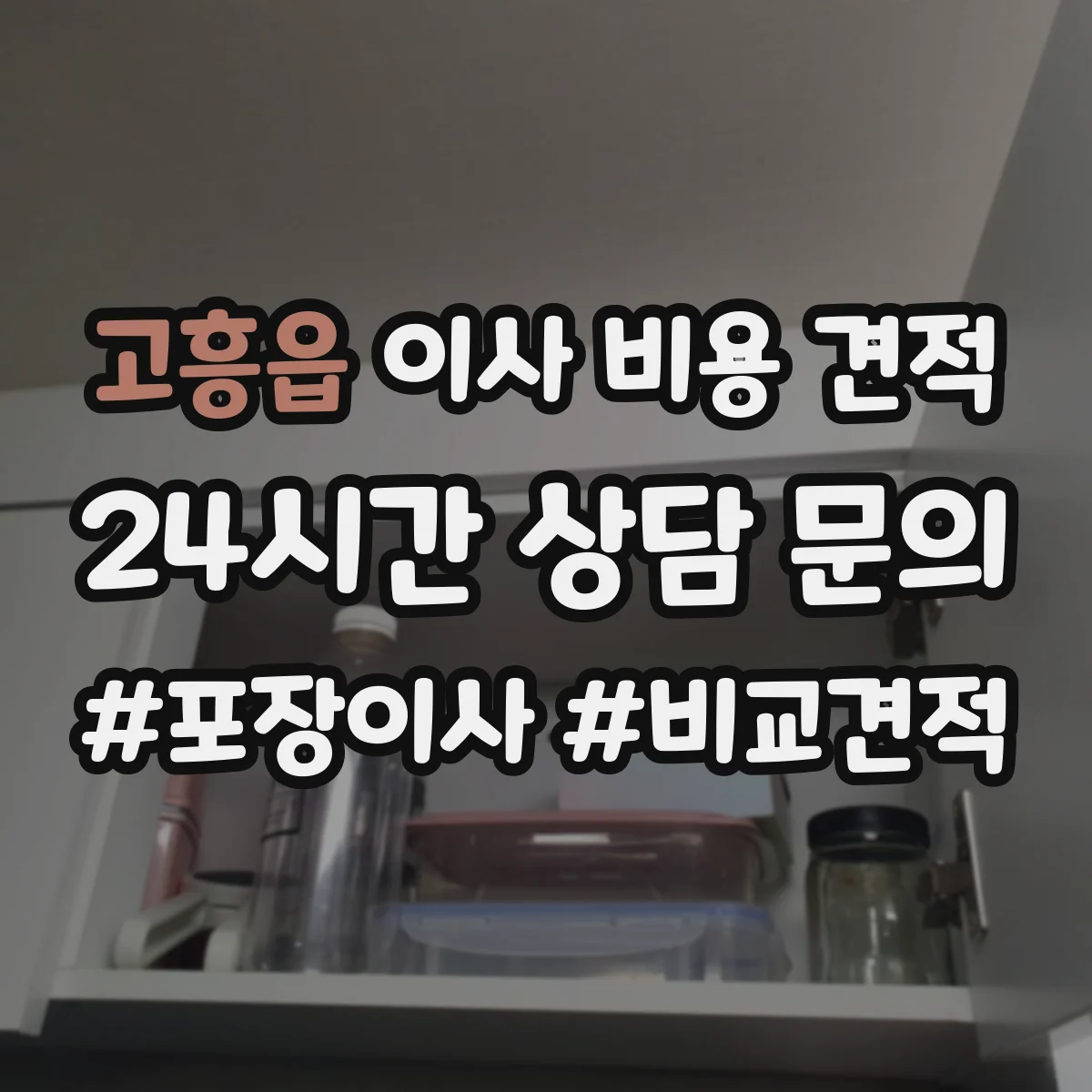 고흥읍 이사 비용 견적