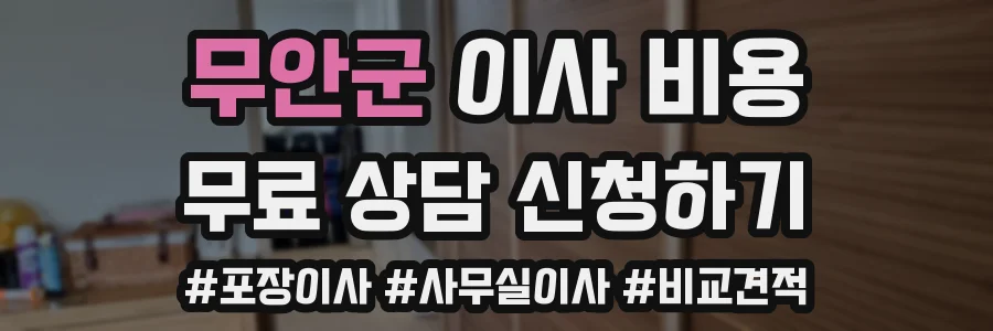 무안군 이사 비용