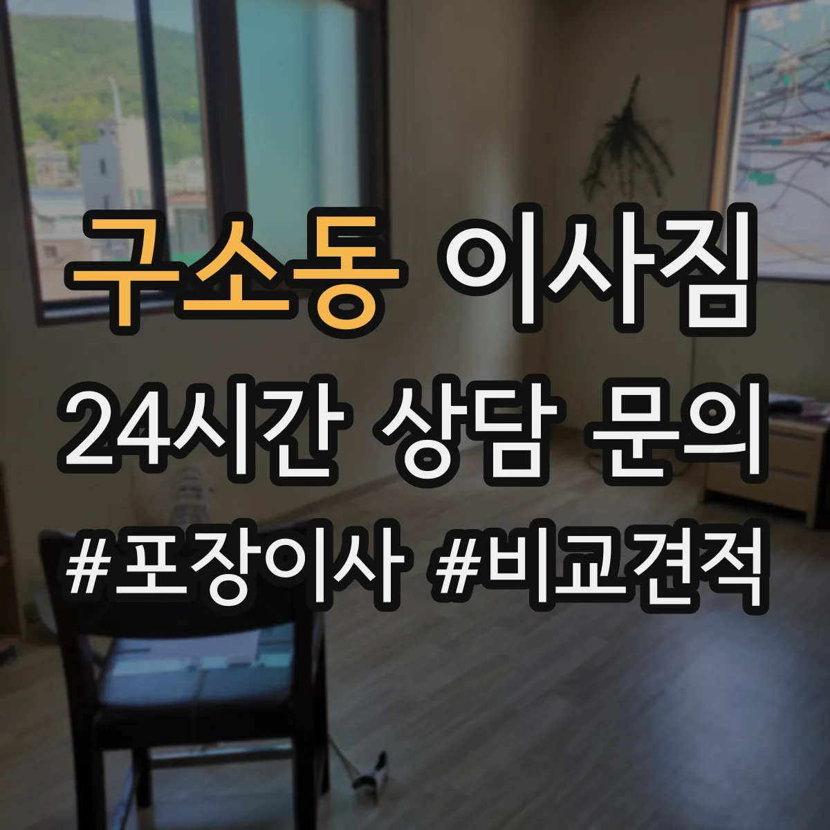 구소동 이사짐