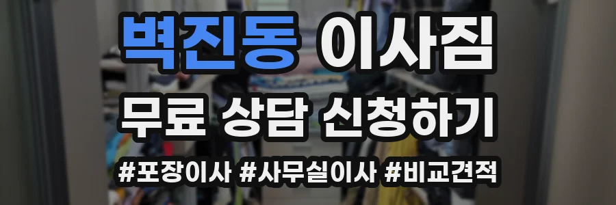 벽진동 이사짐